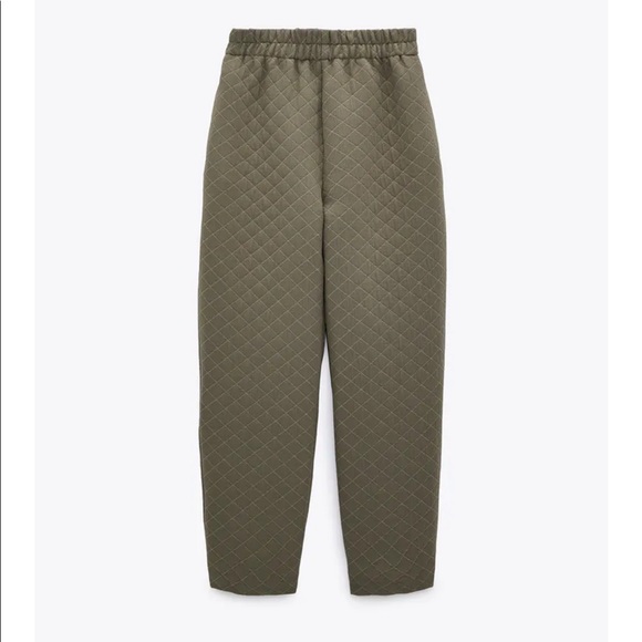Zara Pants - NWT Zara Quilted Slouchy Pants